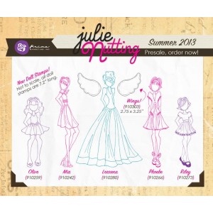 Mixed Media Doll Stamp Set #2